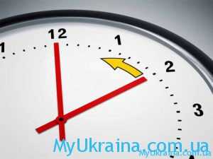 Перевод часов на зимнее время в Украине в 2019 году