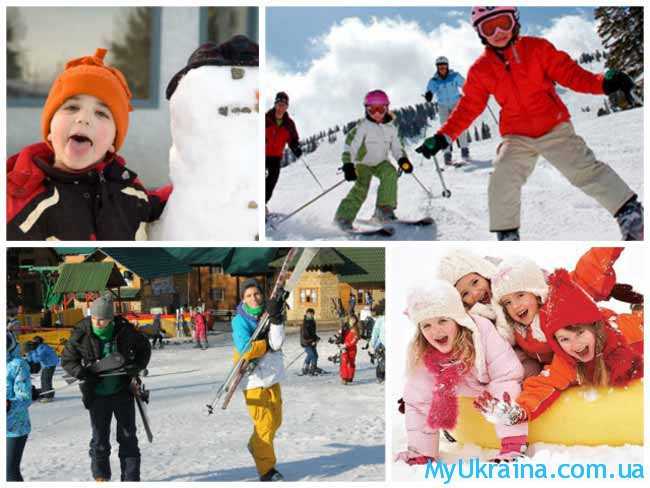 Отдых зимой в Карпатах с детьми в 2023 году