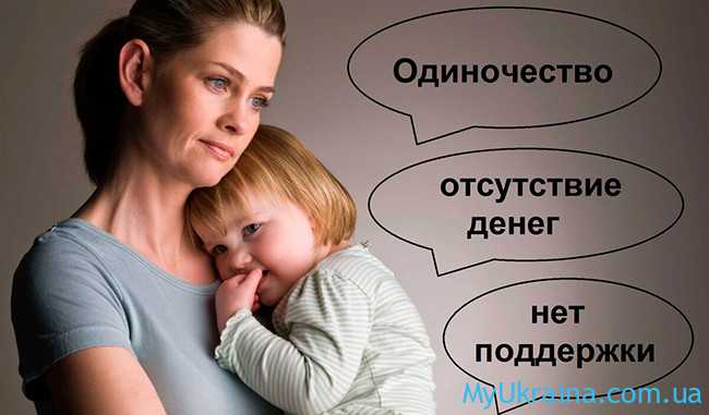 Социальная помощь матерям одиночкам в Украине