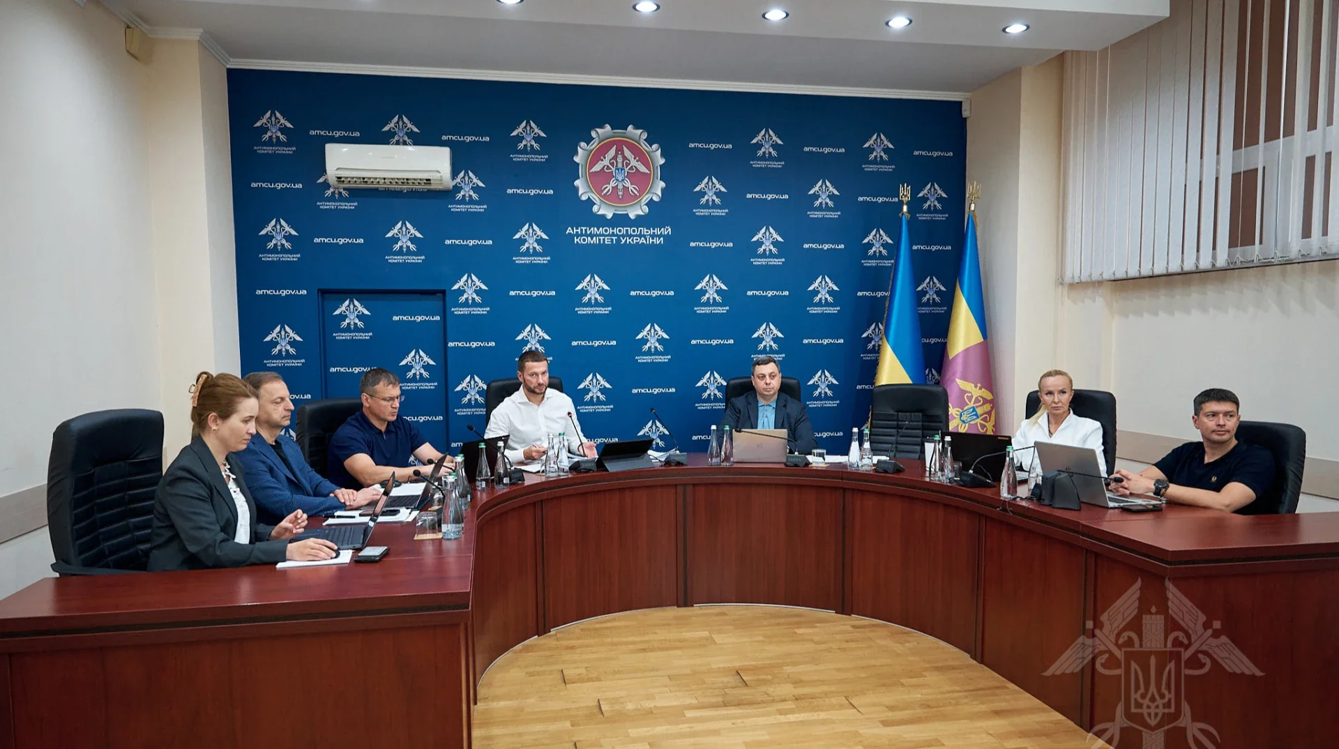 Заседание Антимонопольного комитета Украины по сговору в тендере для армии