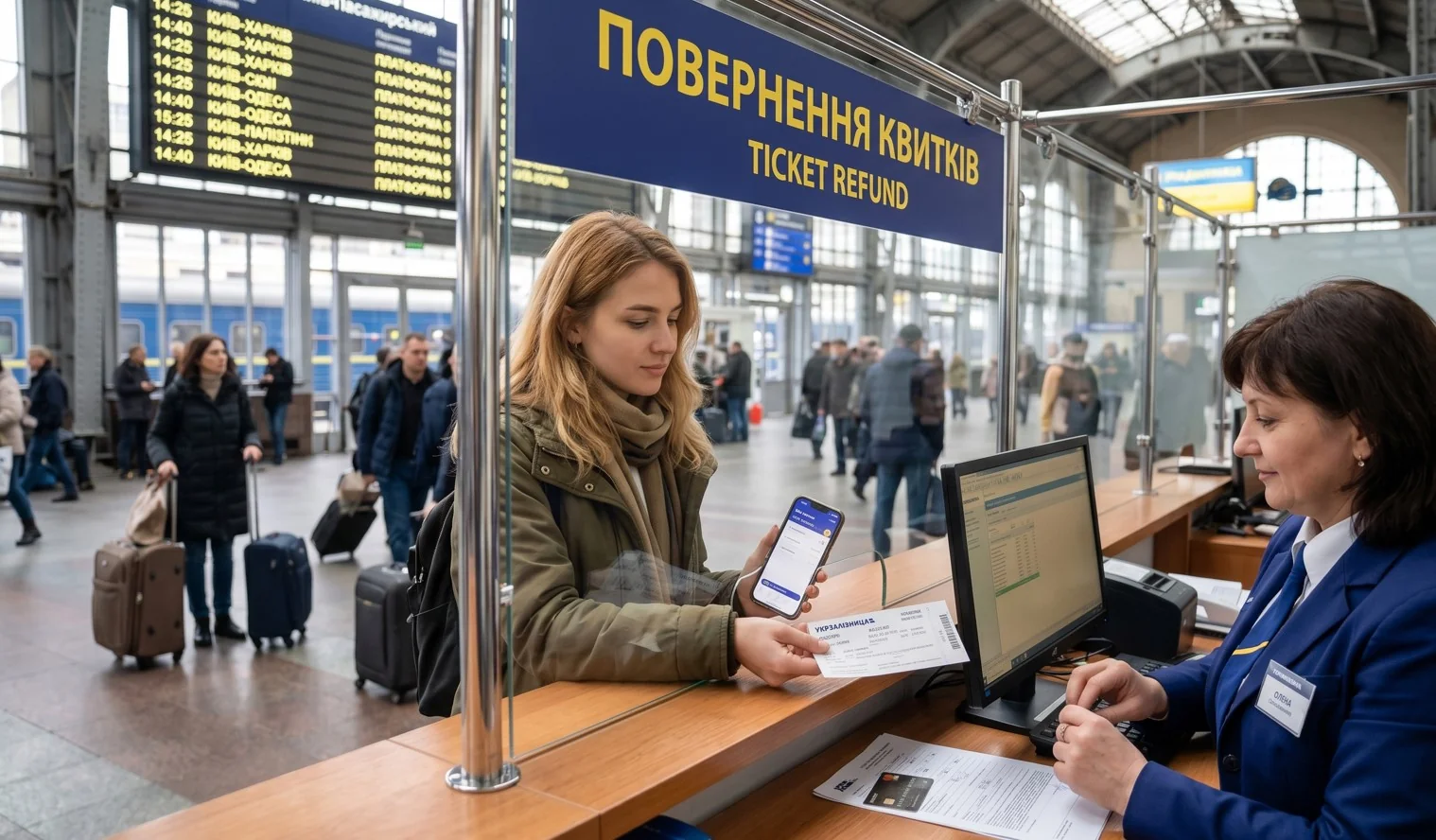 Повернення коштів за невикористані поїздки в транспорті Києва на касі