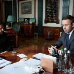 Зеленський зустрічається з Корецьким у кабінеті після відставки Свириденко